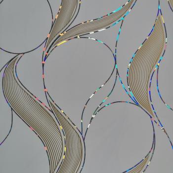 Printing+lazer Carving PVC Decorative Film for Furniture