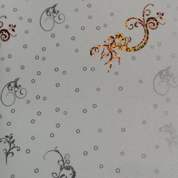 Printing+lazer Carving PVC Decorative Film for Furniture
